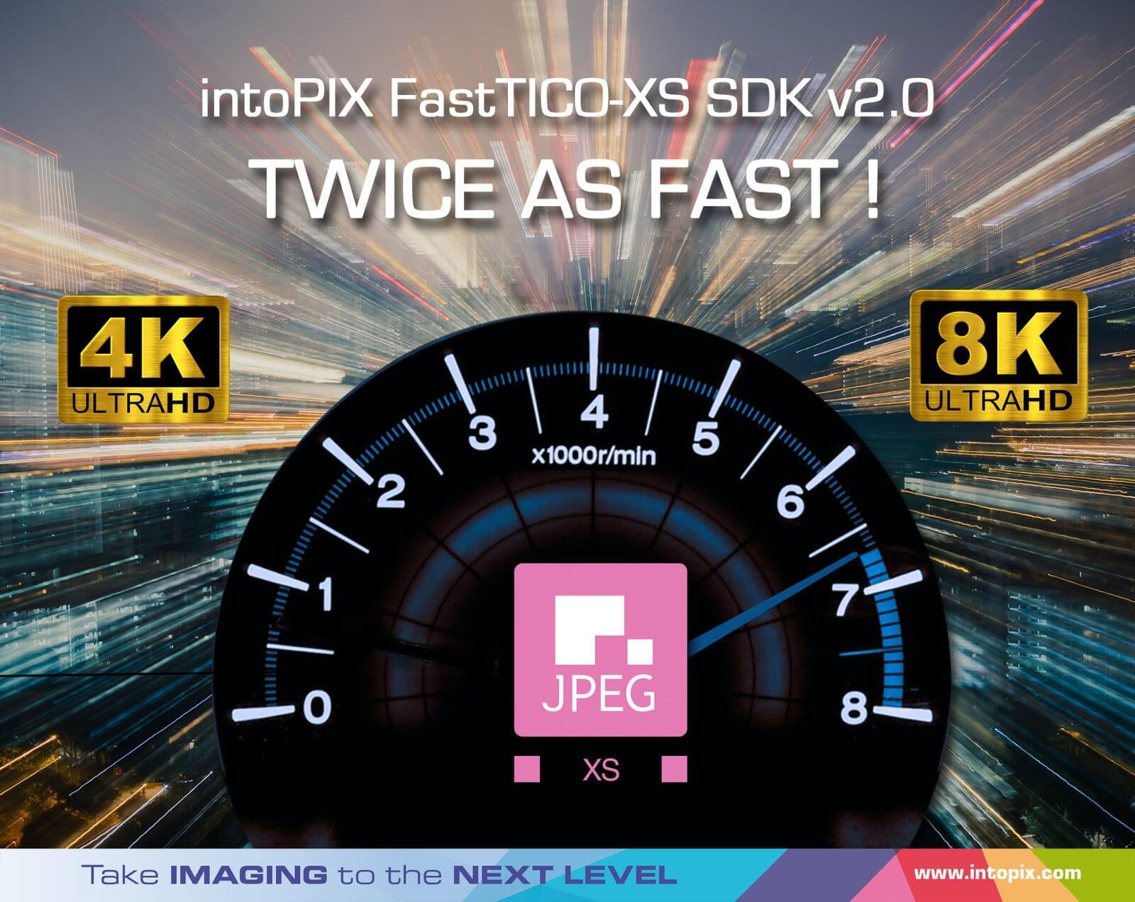 intoPIX, x86-64 CPU 플랫폼용 JPEG XS 솔루션 FastTICO-XS SDK v2.0 출시